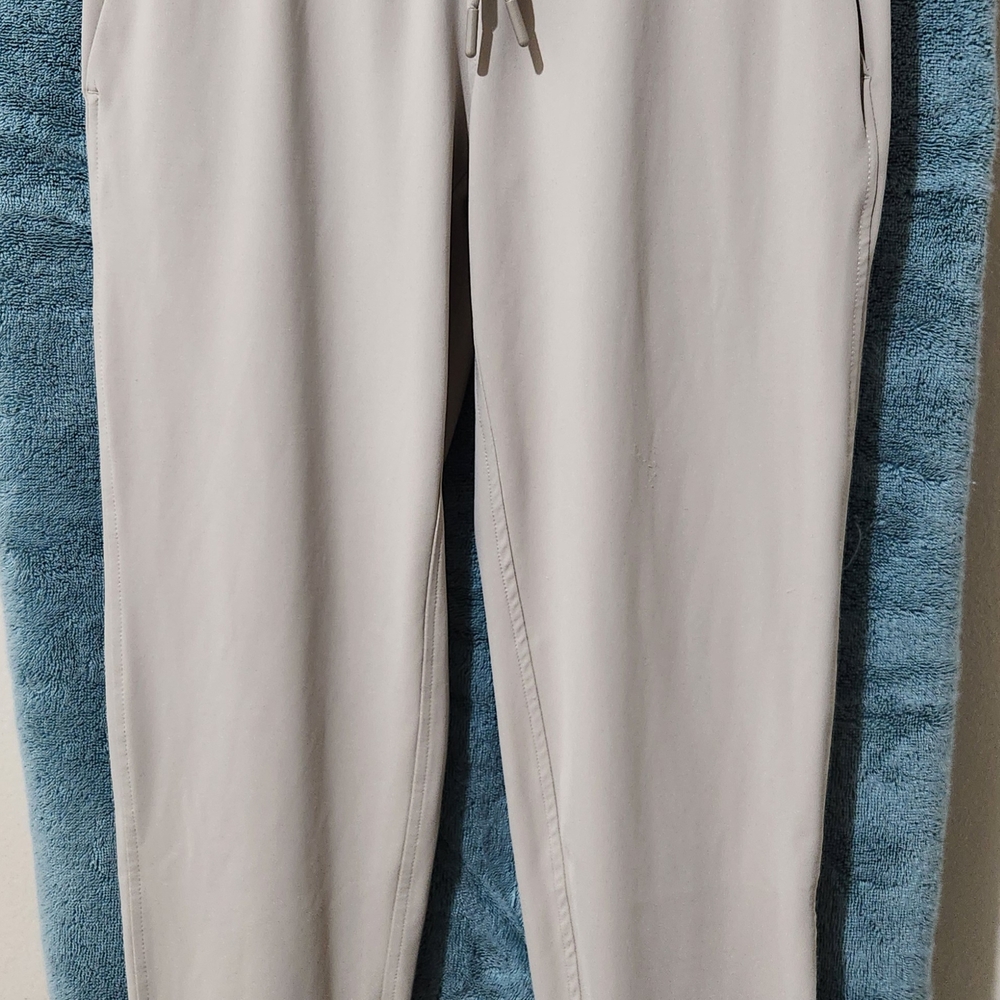 Cream Track Pants for Everyday Comfort